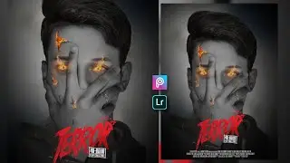 Terror Photo Editing - Picsart || Ghost look photo editing Picsart || Smart Chitta Creation