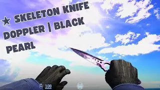 ★ Skeleton Knife Doppler Black Pearl