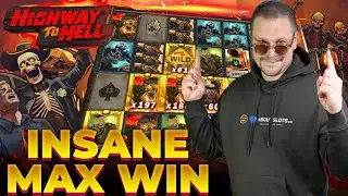 MY FIRST MAX WIN ON HIGHWAY TO HELL (INCREDIBLE WIN) 🔥💀