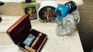 PAA&rsquo;s New Enlightener Well Soap & Aftershave. Gillette Aristocrat & Rich Man Shaving Brush.