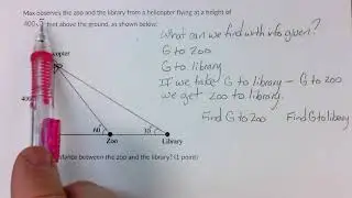 Real world Problems using Trig functions (Chapter 7 review 10 and 11)