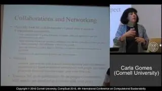 Panel: CompSust-2016, Doctoral Consortium report and career path discussion