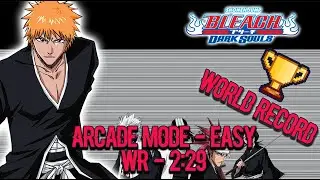 Bleach Dark Souls (Arcade Mode - Easy, Rukia) World Record Speedrun [2m29s]