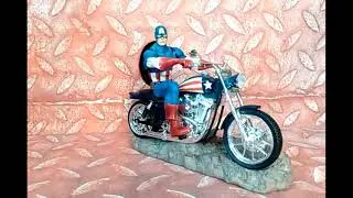 Franklin Mint Captain America Motorcycle Copper Statue Regimus Maximus Reviews