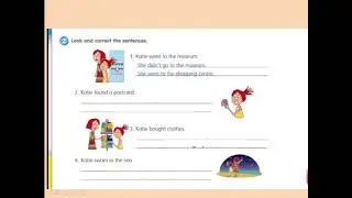 English Year 3 workbook page 70