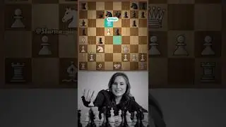 4 Great Moves In a Row - Judit Polgar Immortal Brilliancy 🗿🔥 #chess #juditpolgar #shorts