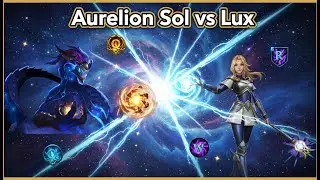 MVP Aurelion Sol  (10/1/17) vs Lux | PENTAKILL de nuestro ADC
