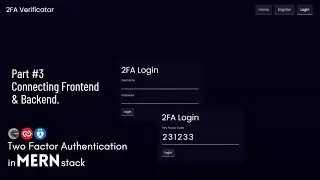 Two Factor Authentication System in MERN Part 3