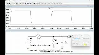 LTSPICE timing measurement