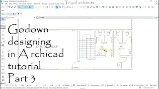 Proposed GODOWN designing in archicad part 3
