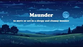 Defining a REALLY Hard Word Video - MAUNDER