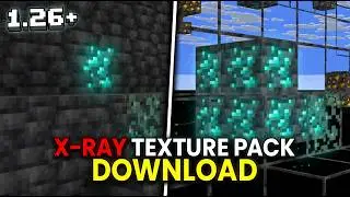 Best Outlined X-Ray Mod for MCPE 1.26+ | See Ores Clearly [WORK ON SERVER]