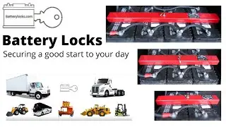 how to install medium and heavy truck batteries with a battery lock