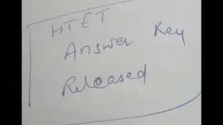 #HTET 2022 PGT Answer key released