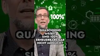 Sind 100% Erneuerbare gar nicht m&ouml;glich? #erneuerbareenergie