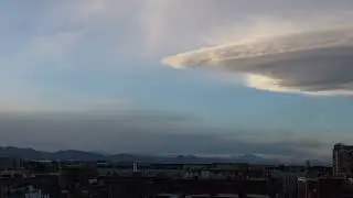 Denver Sunset to Night | Mountain Cityscape Clouds | Cinematic Skyline Views