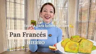 🍞 Pan franc&eacute;s para beb&eacute;s: rico en hierro y delicioso, la receta favorita de mi hija 🤩