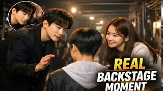 Junho & Yoonas Unscripted Mentorship: Guiding New Idols Backstage at Recent Event