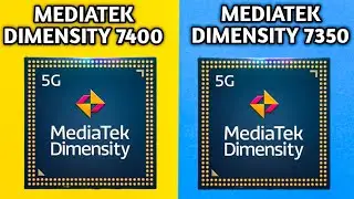 Mediatek Dimensity 7400 vs Mediatek Dimensity 7350 Comparison video 😜