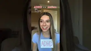 Similarities and Differences of ADHD&Autism #shorts #adhd #adhdbrain #adhders #autism