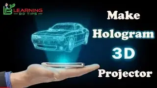 How To Make Smart Phone  3D Hologram Video At home../.# bd /.learning bd tips