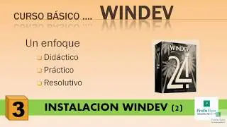 WINDEV - INSTALACION (2) DEL SISTEMA WINDEV 24 EXPRESS - VERSION GRATUITA - MODO TEXTO