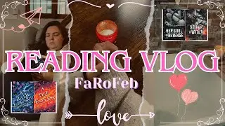 FaRoFeb 2024 | Reading Vlog | Reorganising my shelves, self care & Valentine's