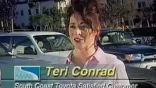 Teri Conrad in South Coast Toyota Commercial