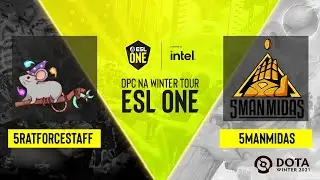 Dota2 - 5RATFORCESTAFF vs 5ManMidas - Game 1 - DPC NA Winter Tour - ESL One