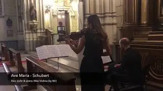 AVE MAR&Iacute;A - Schubert | violin & piano |  Miss Violina (by MJ)