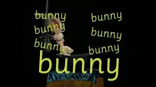 Between the Lions - Announcer Bunny says the word Bunny (Happy Easter!)