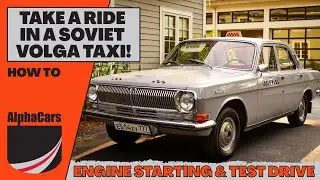 1976 Volga GAZ M24 Taxi: Samouczek uruchamiania silnika