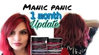 Manic panic red review| 1 month fading  update