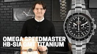 Omega Speedmaster HB SIA GMT Titanium Watch: Lightweight Luxury | SwissWatchExpo