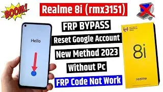 realme 8i frp bypass (rmx3151) Android 13 latest security without pc