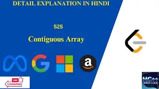 Contiguous Array | LeetCode 525 | C++