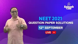 Join us on 12th September for NEET 2021 Answer Key | Live Discussion with Solutions