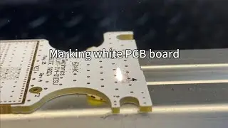 Marking white PCB board