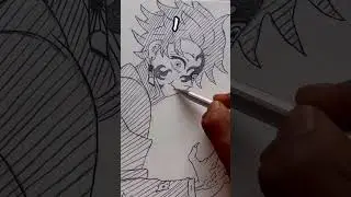 Which one is correct for Tanjiro #shorts #art #anime #drawing #animedrawing #tanjiro #demonslayer