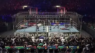 Team raw vs team smackdown war games 