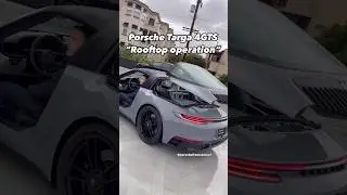 Эксплуатация Porsche 911 Targa 4GTS на крыше&hellip; #911targa #targa #porschetarga #porsche