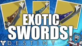 Destiny: Exotic Swords Stats / Specials / Gameplay - Bolt-Caster / Dark-Drinker / Raze-Lighter