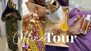 Office Tour & Lifestyle Vlog | OOTD, Coffee Break, Lip Combo + Nigerian Recipes (Zobo & Cin Cin)