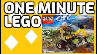 One Minute Lego - City - Volcano Jackhammer (30350) Polybag