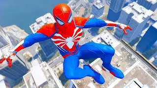 SPIDERMAN CRAZY JUMPS/FALLS #11 (GTA 5 Spider-Man Best Funny Fails)