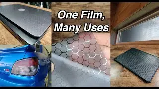 **Новинка** Матовый светло-дымчатый оттенок Honeycomb | Предварительный просмотр новой пленки VViVid
