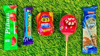 ASMR Most Popular Candies 🍭🍫 | Colorful Rainbow Lollipops & Chocolate Unwrapping | Satisfying Sounds