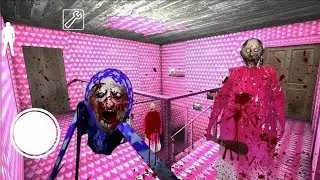 Pink Barbie Granny escape challenge 😱Can I survive till the end? 😨