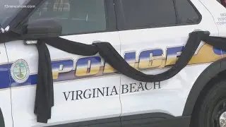 Virginia Beach community honors officers with memorial at 4th Precinct