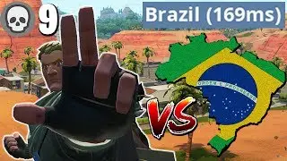 DEFAULTY BOI VS BRAZIL SERVER (169 Ping) - Default Skin Funny Meme Edit - #DefaultSkin #Defaults